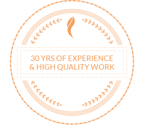 30 yrs experience badge
